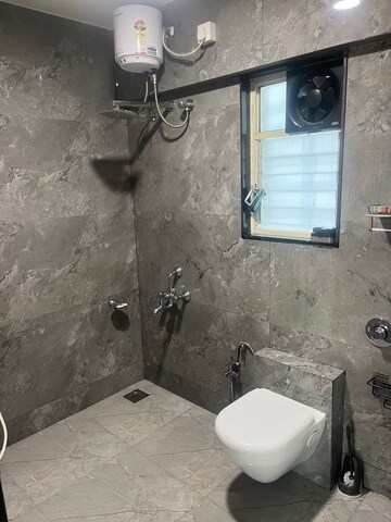 Bathroom in 2 BHK Apartment at Pyramid Atlante, Tathawade – for Rent