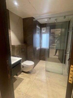 Bathroom in 4 BHK Apartment at Gachibowli – for Rent