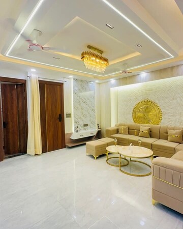 Living Room in 2 BHK Apartment at Igi Airport Area – for Sale