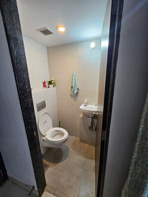 Bathroom in 1 BHK Apartment at Lodha Crown Quality Homes, Majiwada – for Sale