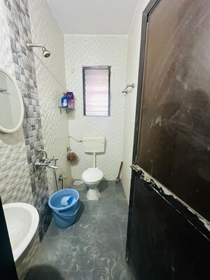 Bathroom in 2 BHK Apartment at Krishna Paradise Ulwe, Ulwe Sector 17 – for Rent
