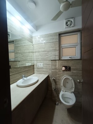 Bathroom in 3 BHK Builder Floor at East of Kailash Block-B RWA, East Of Kailash – for Sale