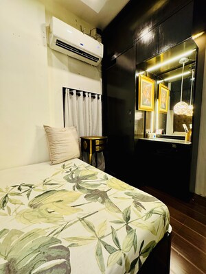 Bedroom in 3 BHK Apartment at Lodha Paradise, Majiwada – for Rent