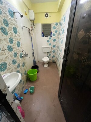 Bathroom in 2 BHK Apartment at New Town – for Sale