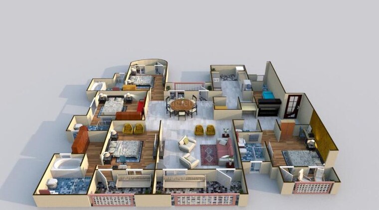 Floor Plan, lodha-fiorenza 2 Bedroom 1250 Sq.Ft. Apartment In Goregaon East Mumbai 9520675
