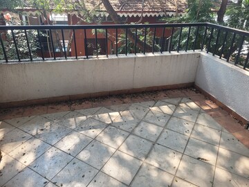 Balcony in 3 BHK Apartment at Swojas Suman, Law College Road – for Rent