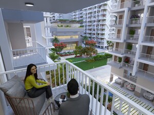 Balcony in 2 BHK Apartment at Aaditris Empire Apartments, Velmala – for Sale