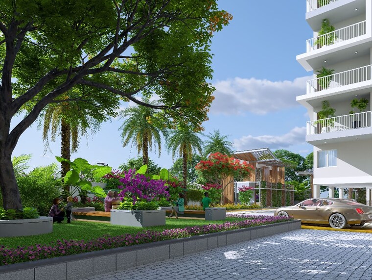 Garden, aaditris-empire-apartments 2 Bedroom 1250 Sq.Ft. Apartment In Velmala Hyderabad 9520714