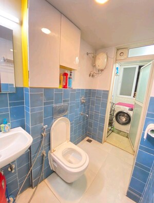 Bathroom in 2 BHK Apartment at Lodha Amara, Kolshet Road – for Rent