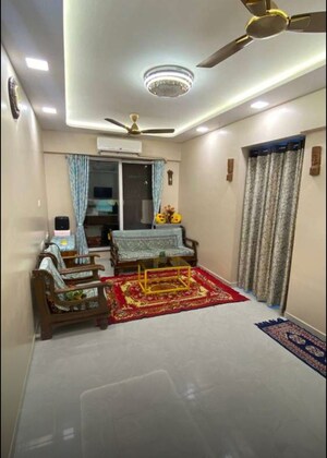 Living Room in 1 BHK Apartment at Vaibhavlaxmi Peak 25, Vikhroli East – for Rent