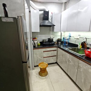 Kitchen in 2 BHK Builder Floor at Malviya Nagar – for Rent