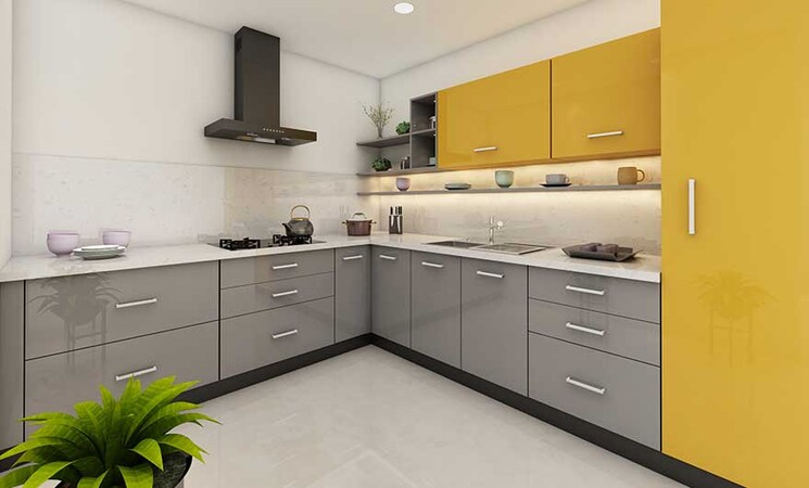 Kitchen, victoryone-amara 3 Bedroom 1350 Sq.Ft. Apartment In Sector 16 Greater Noida Greater Noida 9520831
