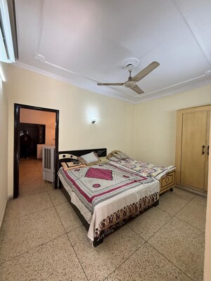 Bedroom in 1 BHK Builder Floor at Kalkaji – for Rent