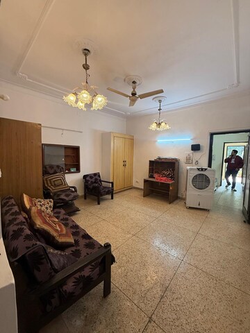 Living Room in 1 BHK Builder Floor at Kalkaji – for Rent