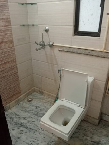 Bathroom in 3 BHK Builder Floor at Sarvapriya Vihar – for Rent