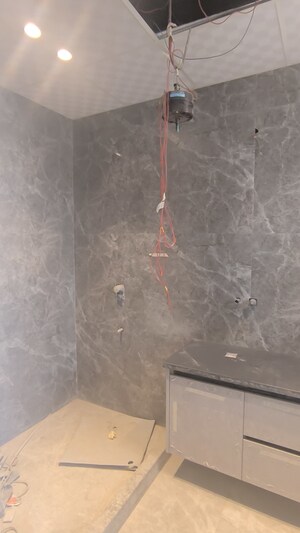 Bathroom in 3 BHK Builder Floor at DLF Super Mart 2, Sector 43 – for Sale