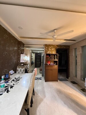 Dining area in 3 BHK Builder Floor at Chittaranjan Park – for Rent