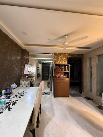 Dining area in 3 BHK Builder Floor at Chittaranjan Park – for Rent