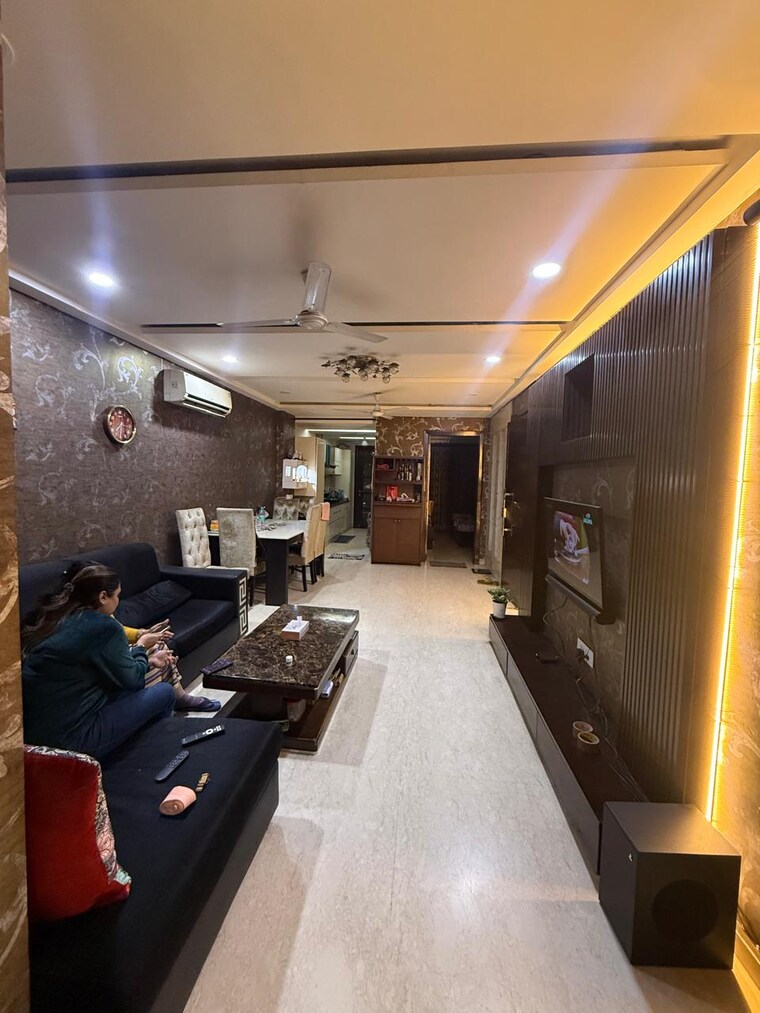 Living Room, chittaranjan park 3 Bedroom 1350 Sq.Ft. Builder Floor In Chittaranjan Park Delhi 9520881