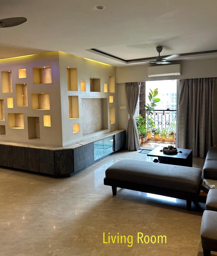 Living Room, hiranandani-meadows 3 Bedroom 1200 Sq.Ft. Apartment In Manpada Thane 9520905