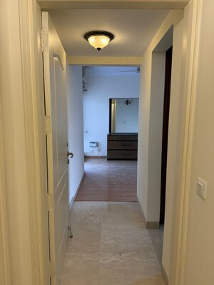 Building Lobby in 3.5 BHK Apartment at Unitech Uniworld City, Sector 30 – for Rent