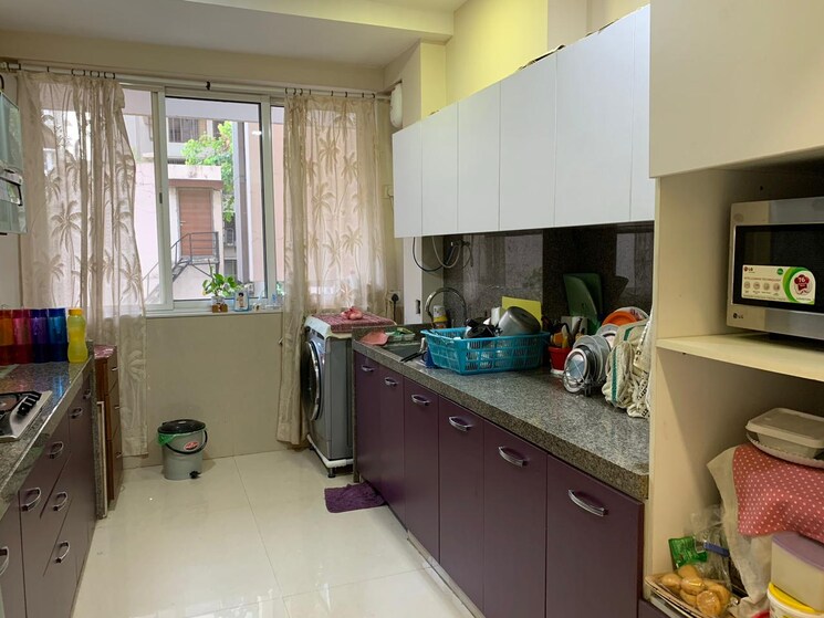 Kitchen, salmona-ville 3 Bedroom 1550 Sq.Ft. Apartment In Santacruz West Mumbai 9520933