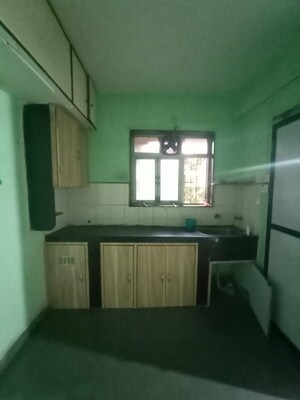Kitchen in 1 RK Apartment at Heramb CHS Kalwa, Kalwa – for Rent