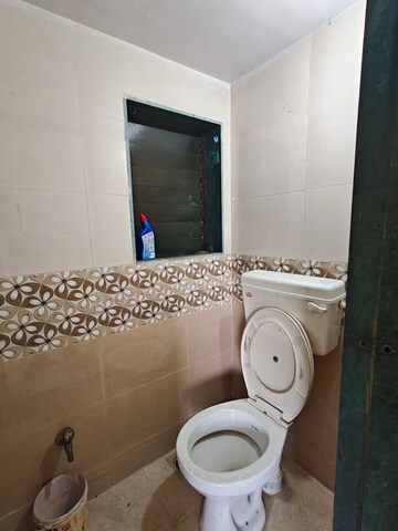 Bathroom in 1 BHK Apartment at Shree Samarth Complex, Kalwa – for Rent