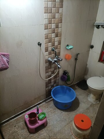 Bathroom in 1 BHK Apartment at Asmita CHS Kalwa, Kalwa – for Rent
