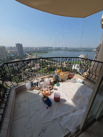 Balcony in 4 BHK Apartment at Hiranandani Gardens Odyssey I II, Powai – for Rent