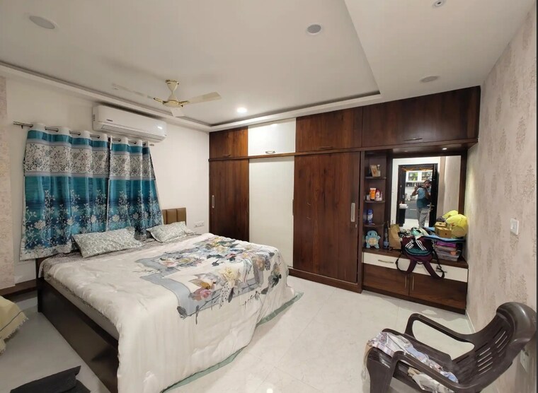 Bedroom, crown-whistling-woods 3 Bedroom 1735 Sq.Ft. Apartment In Kokapet Hyderabad 9521000