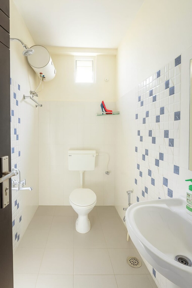 Bathroom, nallagandla 2 Bedroom 1250 Sq.Ft. Builder Floor In Nallagandla Hyderabad 9521025