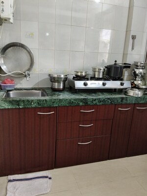 Kitchen in 1 RK Apartment at Parishram CHS, Santacruz East – for Rent