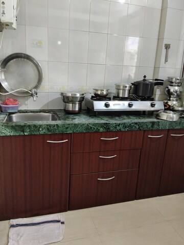 Kitchen in 1 RK Apartment at Parishram CHS, Santacruz East – for Rent