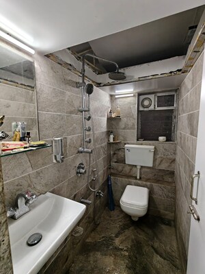 Bathroom in 2 BHK Apartment at Vaibhav Apartment Dadar, Dadar West – for Rent