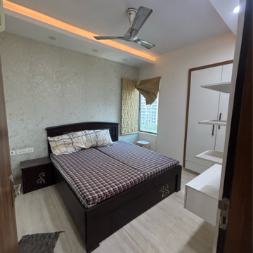 Bedroom in 3 BHK Apartment at Paras Dews, Panwala Khusropur – for Rent