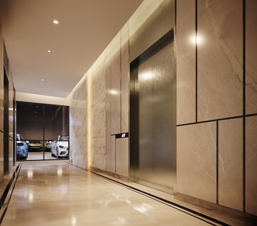 Building Lobby in 2 BHK Apartment at Disha Elysium, Versova – for Sale