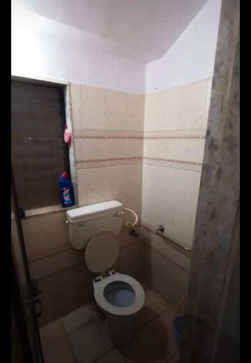 Bathroom in 1 BHK Apartment at Saket CHS Malad East, Malad East – for Rent
