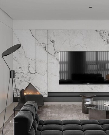 Kitchen in 3 BHK Apartment at Lodha The Park, Worli – for Rent