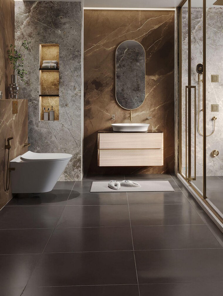 Bathroom, lodha-the-park 3 Bedroom 1000 Sq.Ft. Apartment In Worli Mumbai 9521119