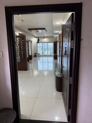 Building Lobby in 3 BHK Apartment at Aparna Sarovar Grande, Nallagandla – for Rent