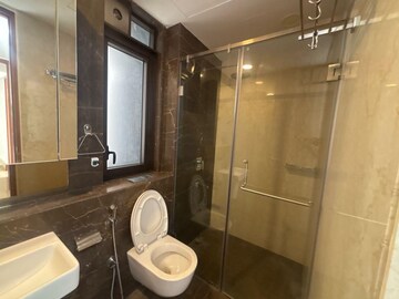 Bathroom in 3 BHK Apartment at Lodha World View, Worli – for Rent
