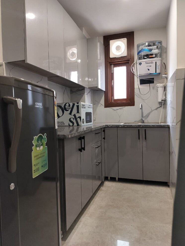 Kitchen, chattarpur 1 Bedroom 500 Sq.Ft. Builder Floor In Chattarpur Delhi 9521334