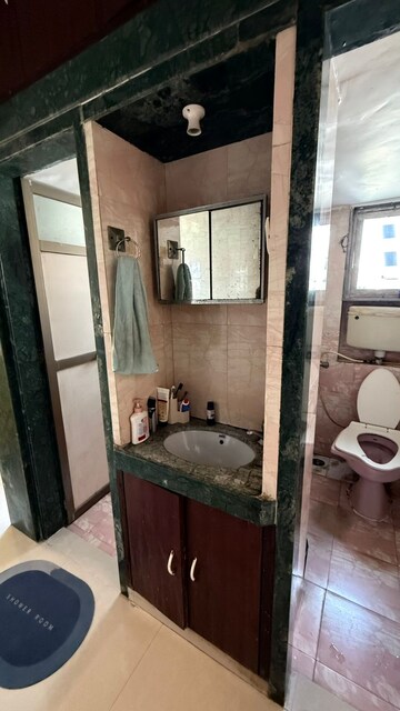 Bathroom in 1 BHK Apartment at Basant Vihar CHS, Chembur – for Rent