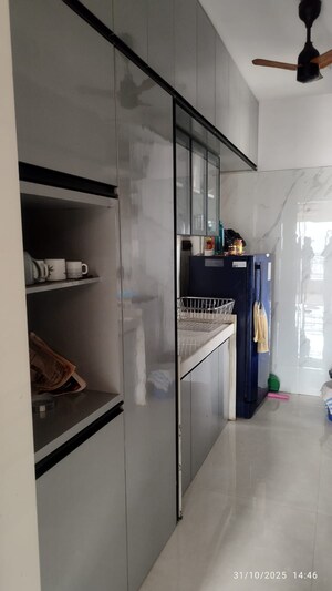 Kitchen in 3 BHK Apartment at Sandhya Eve Horizon, Kandivali West – for Rent