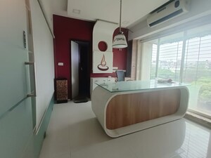 Kitchen in  Office Space at Belapur Sector 3a – for Rent