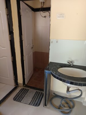 Bathroom in 1 BHK Apartment at Sapphire Lakeside, Powai – for Rent