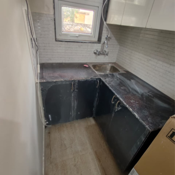 Kitchen in 1 RK Builder Floor at Chattarpur – for Rent