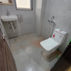 Bathroom in 1 RK Builder Floor at Chattarpur – for Rent