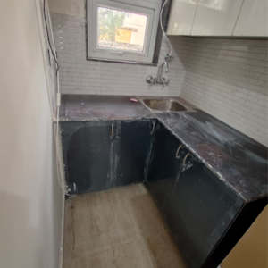 Kitchen in 1 RK Builder Floor at Chattarpur – for Rent